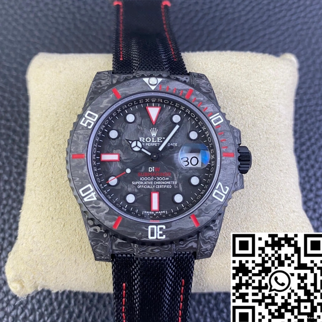 Submariner Rolex Velcro Factory VS 1245 Nylon UrbanChic DIW Strap 0705